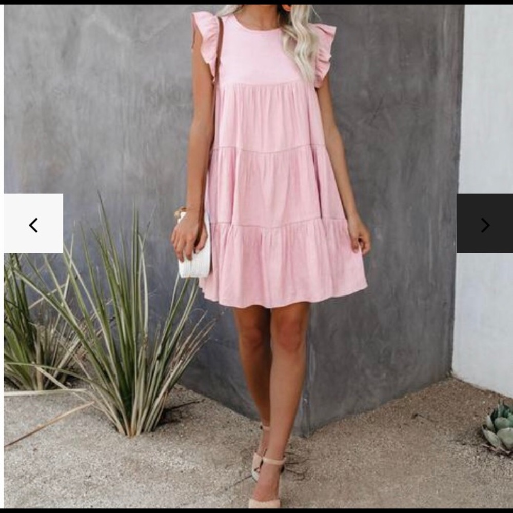 Mauve Babydoll Dress